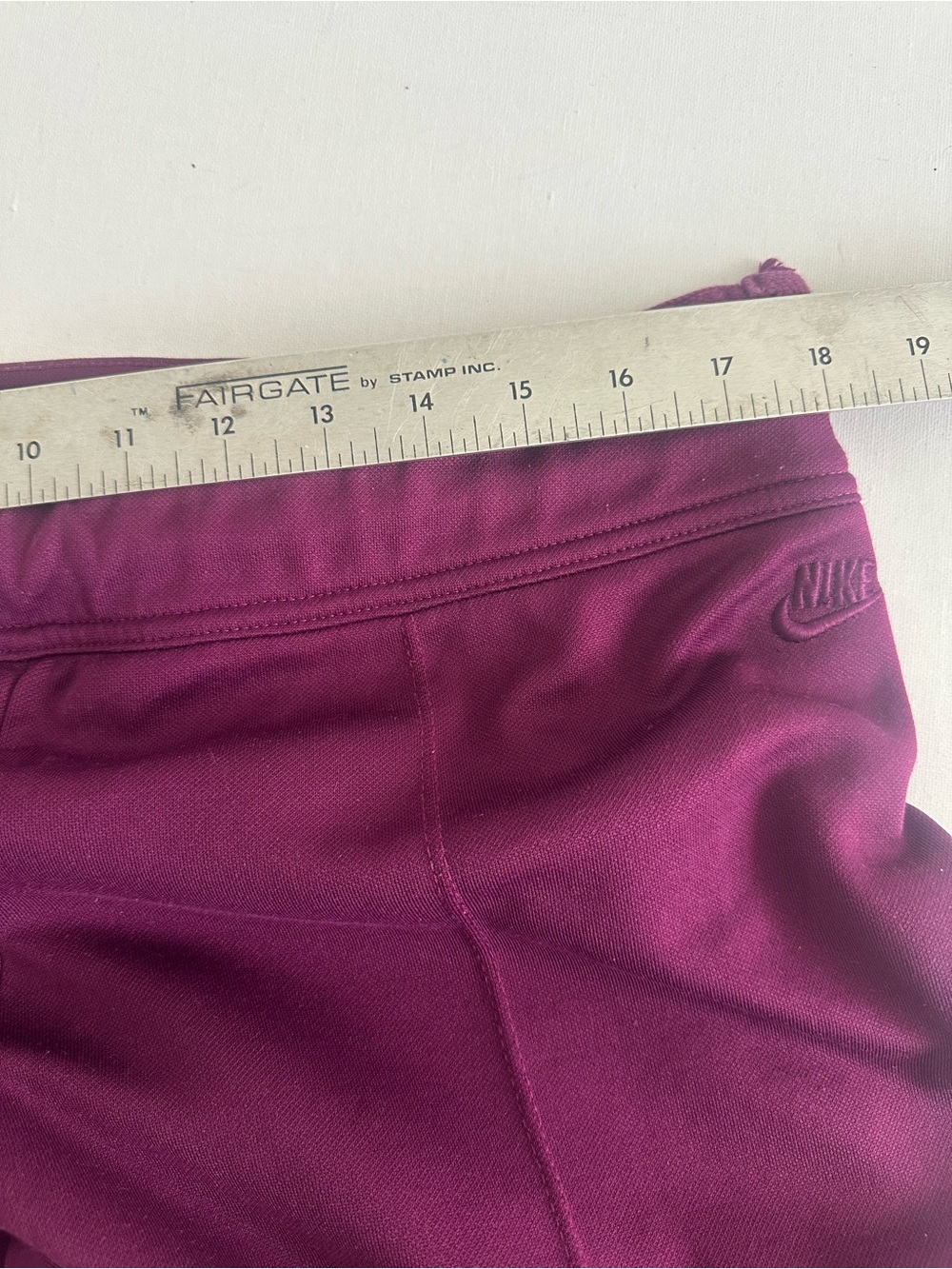 Nike Plus-Size Wide-Leg Sweatpants in Plum - Picture 3 of 9